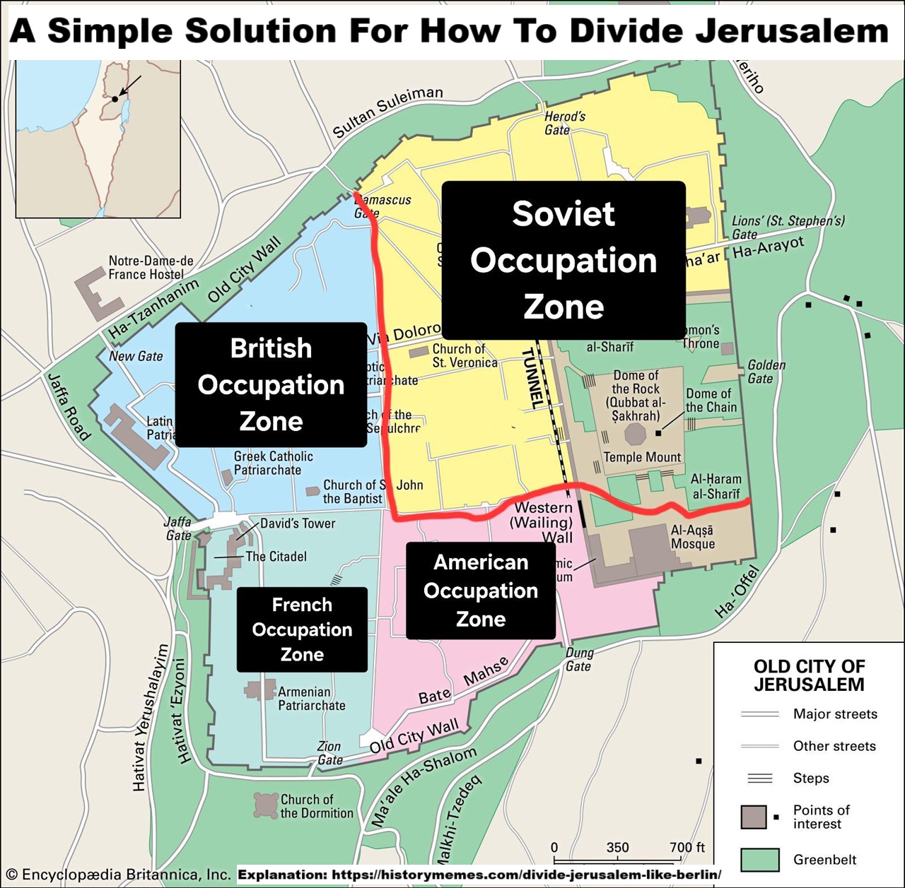 A Simple Solution For How To Divide Jerusalem