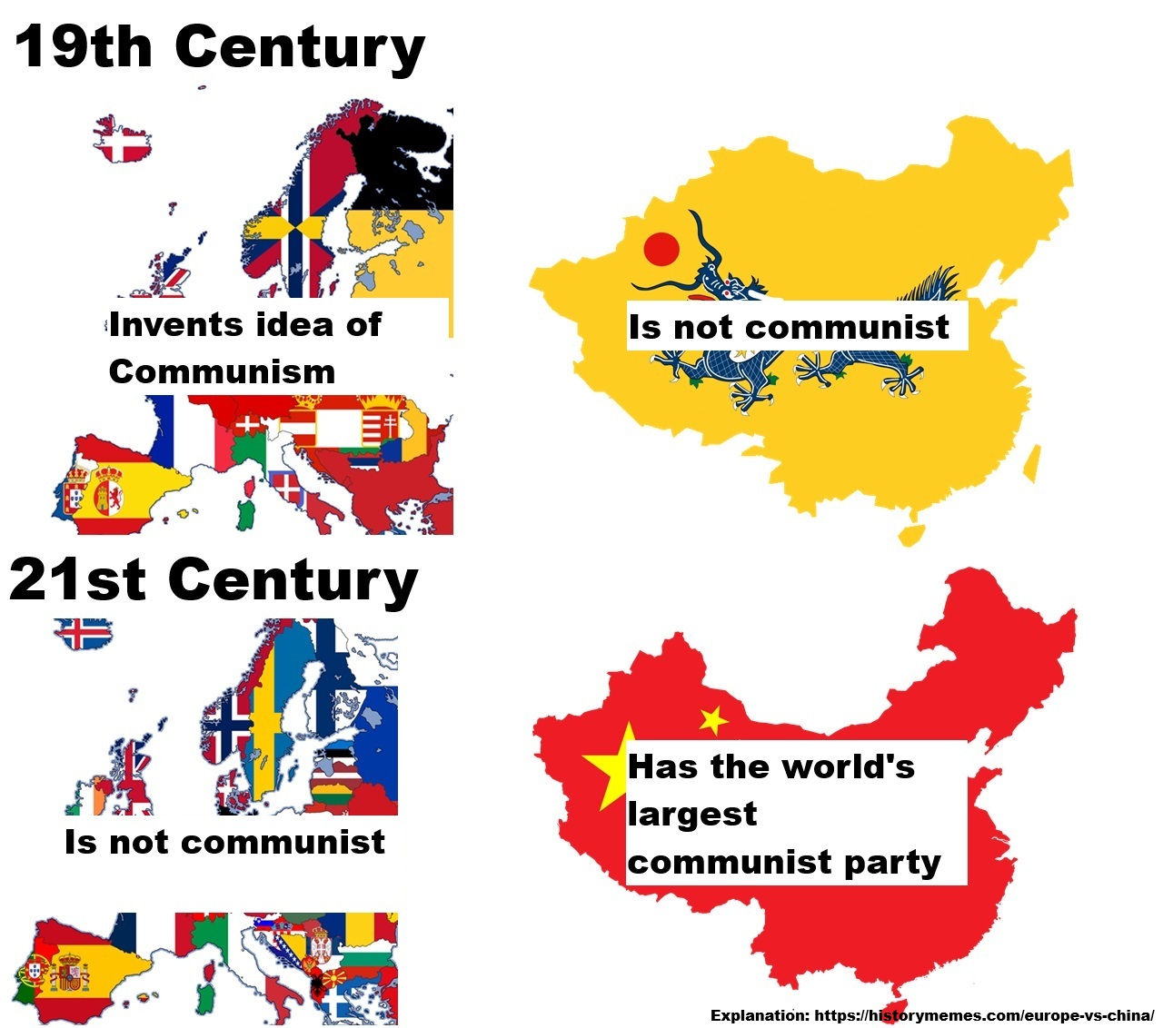 Communism in Europe vs China Differences In The 19th vs 21st Centuries