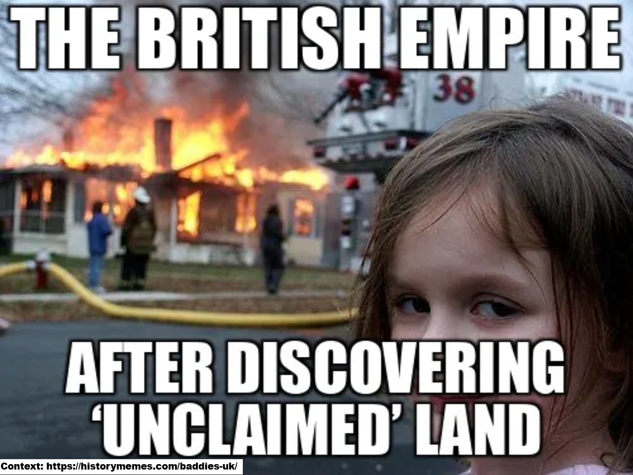 The British Empire After Discovering Unclaimed Land