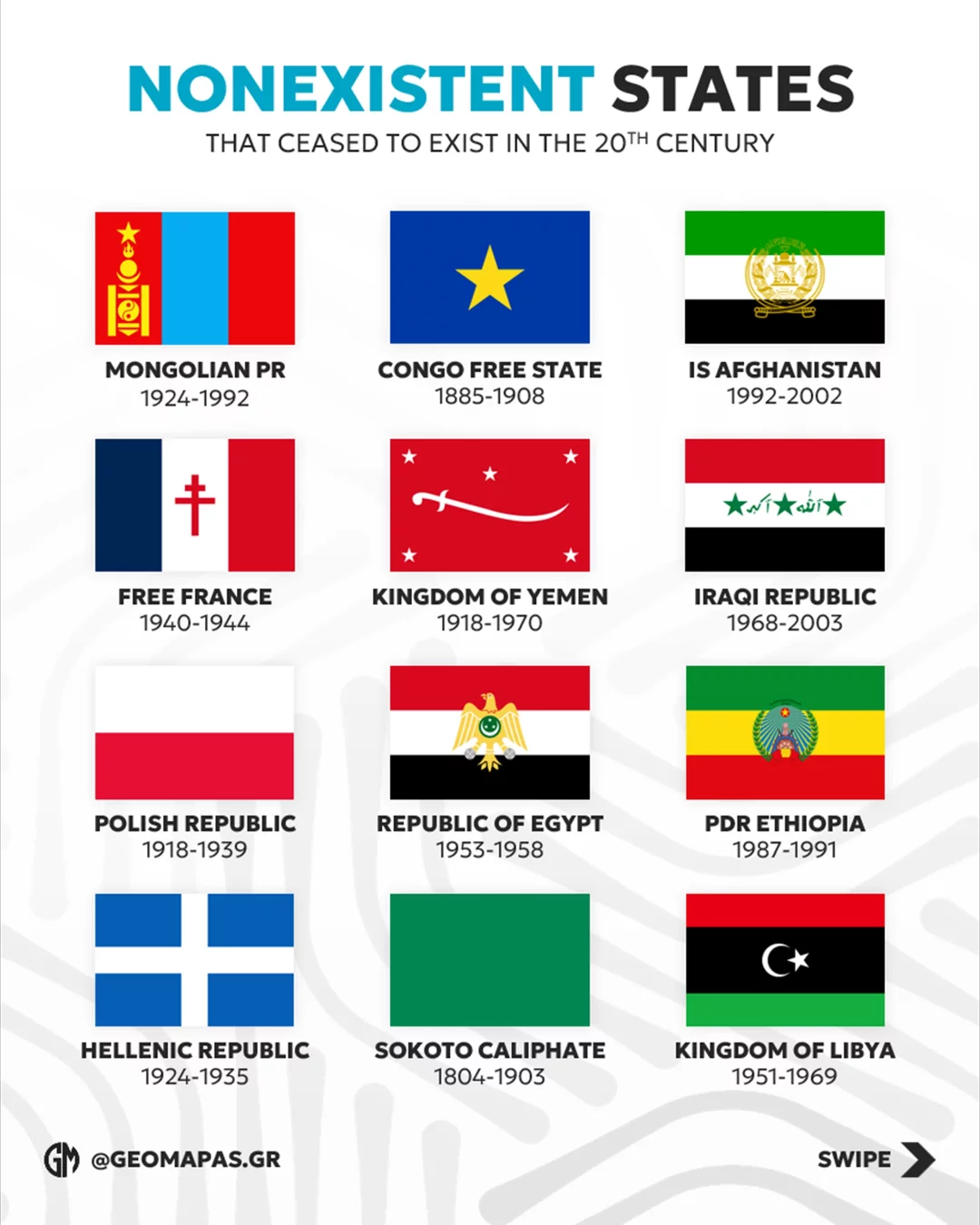 Countries That Ceased To Exist In the 20th Century part 4