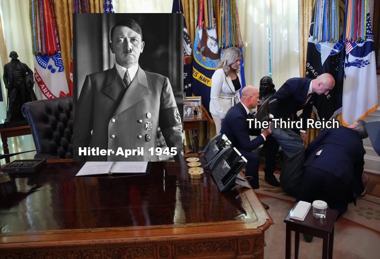 Hitler's Downfall in April 1945