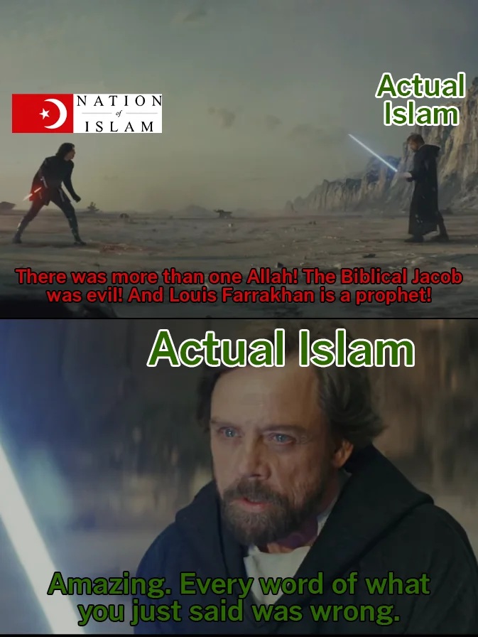 Judaism has more in common with Islam than the Nation of Islam
