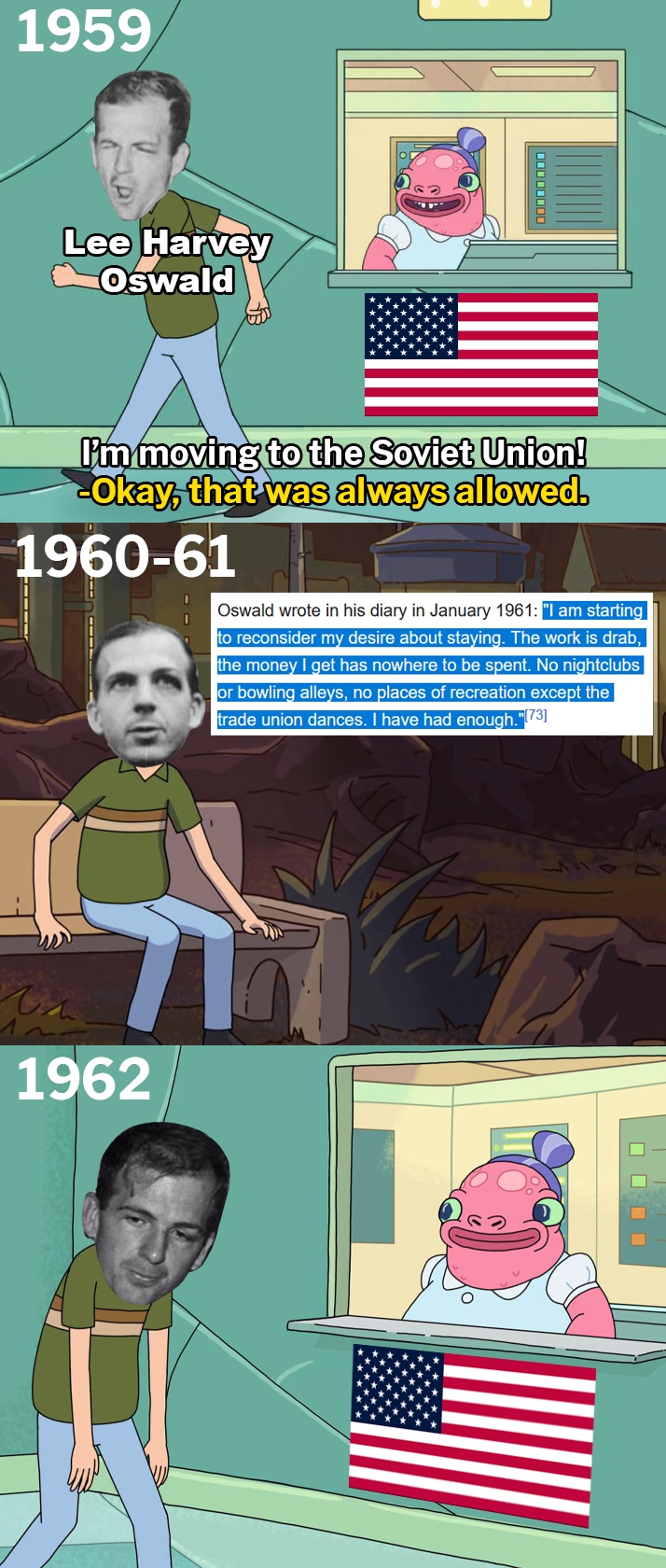 It wasn't the communist utopia he imagined