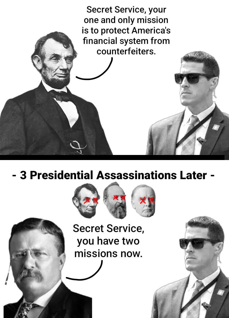 Lincoln was assassinated the very same day