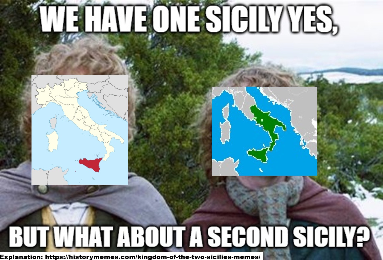 We have one Sicily yes, but what about second Sicily?