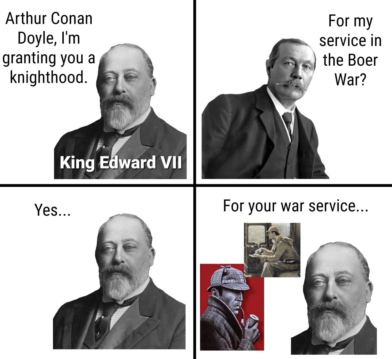 Imagine giving your favourite author a knighthood